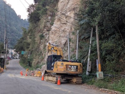 八仙山林道0.1K工區 交通管制區域 (2)